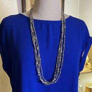Long Multi Strand Necklace
